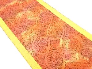 抽象模様織り出し　名古屋帯